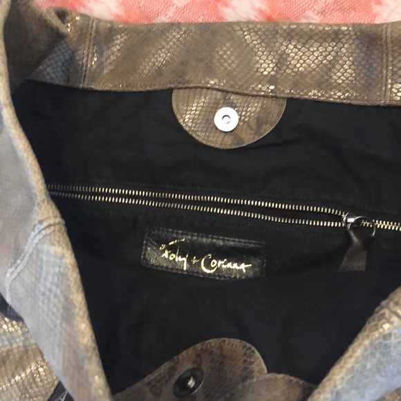 Foley + Corinna F&C Embossed Snake Large Bag - Picture 3 of 8